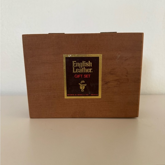 english leather Other - Vintage English Leather Gift Set Wooden Box Made In USA Box Only